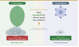 The carbon paradox: Does sustainability always mean less carbon